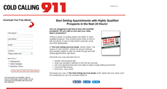 Desktop Screenshot of coldcalling911.com